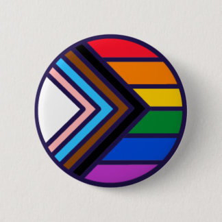 Bóton Redondo 5.08cm Bandeira do Orgulho LGBTQ+ Arco-íris