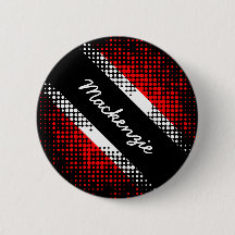 Bandeira do padrão de ponto Trinidad e Tobago com 