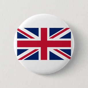Bóton Redondo 5.08cm Bandeira do Reino Unido