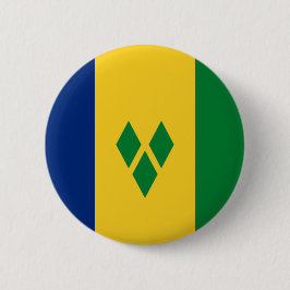 Bóton Redondo 5.08cm Bandeira do Santo Vicente e Granadinas