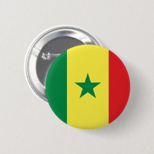 Bóton Redondo 5.08cm Bandeira do Senegal