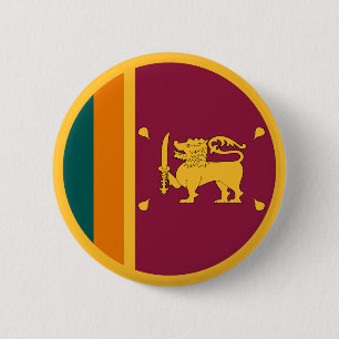 Bóton Redondo 5.08cm Bandeira do Sri Lanka