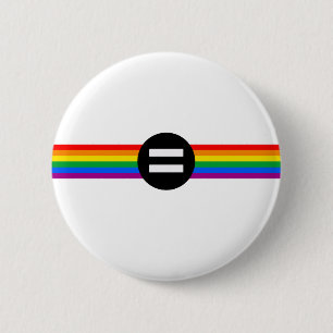 Bóton Redondo 5.08cm Bandeira dos Direitos Gay