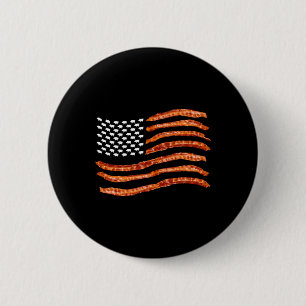 Bóton Redondo 5.08cm Bandeira Dos Eua Façam Porcos Secos Nos Eua Engraç
