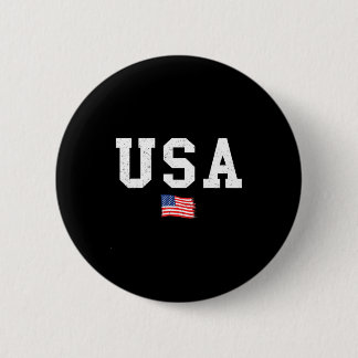 Bóton Redondo 5.08cm Bandeira dos EUA patriótica bandeira americana hom
