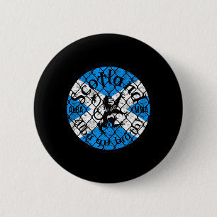 Bóton Redondo 5.08cm Bandeira Escócia MMA Alba Gu Bràth