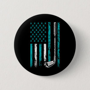 Bóton Redondo 5.08cm Bandeira Esportiva Americana Destaca Sensibilizaçã