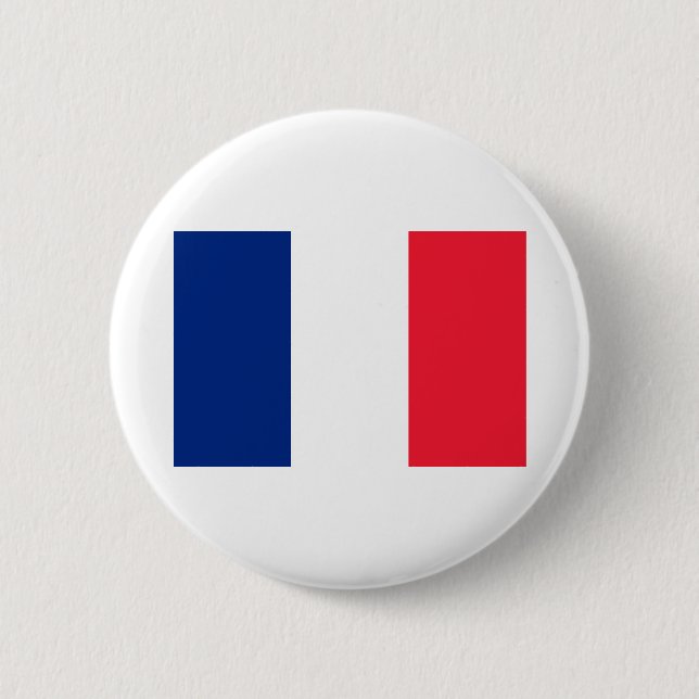 Bóton Redondo 5.08cm Bandeira França (Frente)