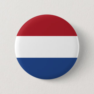 Bóton Redondo 5.08cm Bandeira Holandesa Patriótica