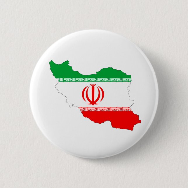 Bóton Redondo 5.08cm Bandeira iraniana (Frente)