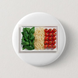 Bóton Redondo 5.08cm Bandeira italiana