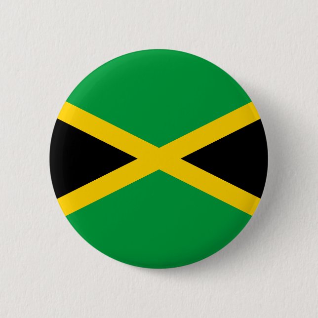 Bóton Redondo 5.08cm Bandeira jamaicana (Frente)