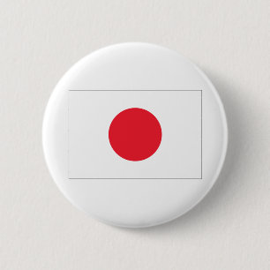 Bóton Redondo 5.08cm Bandeira japonesa