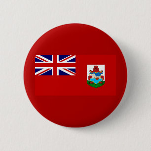 Bóton Redondo 5.08cm Bandeira nacional de Bermuda