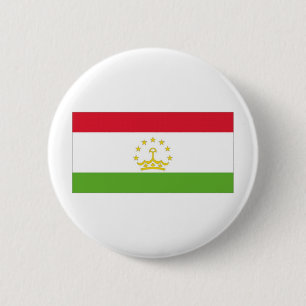 Bóton Redondo 5.08cm Bandeira nacional de Tajikistan