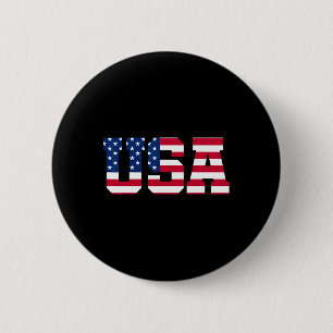 Bóton Redondo 5.08cm Bandeira Patriótica Americana Usa 1 Homens Mulhere