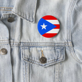 Bóton Redondo 5.08cm Bandeira Porto Rico
