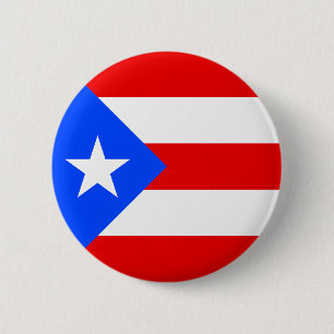 Bóton Redondo 5.08cm Bandeira Porto Rico