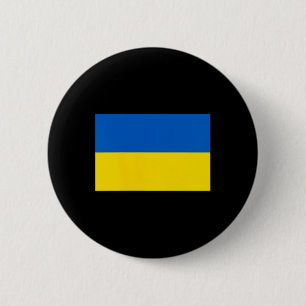 Bóton Redondo 5.08cm Bandeira ucraniana da Ucrânia