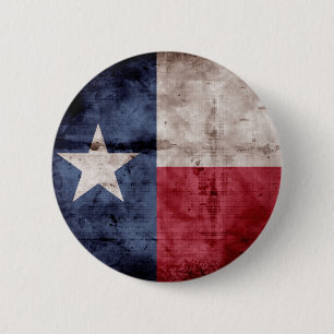 Bóton Redondo 5.08cm Bandeira velha de Texas