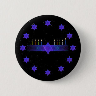 Bóton Redondo 5.08cm Bar Estrela Menorah