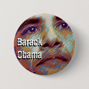 Bóton Redondo 5.08cm Barack Obama