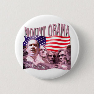 Bóton Redondo 5.08cm Barack Obama