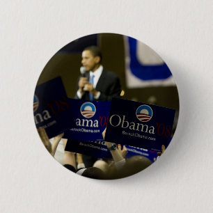 Bóton Redondo 5.08cm Barack Obama
