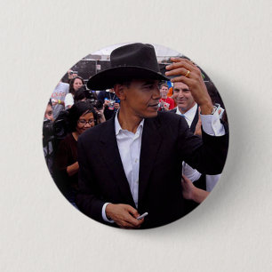 Bóton Redondo 5.08cm Barack Obama