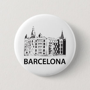 Bóton Redondo 5.08cm Barcelona