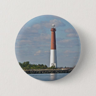 Bóton Redondo 5.08cm Barney, Barnegat Lighthouse LBI NJ