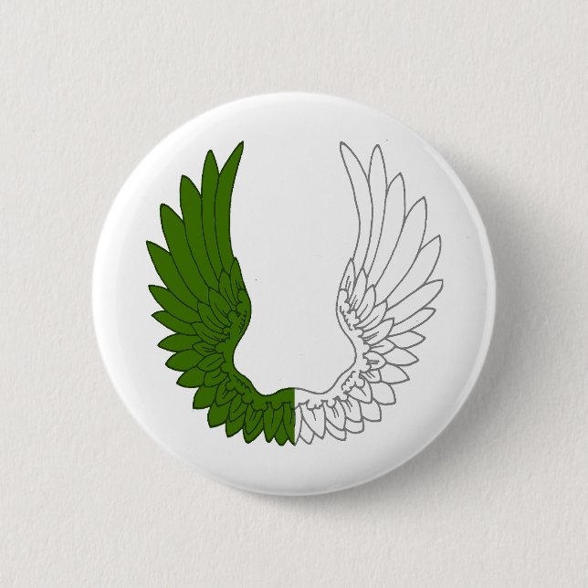 Bóton Redondo 5.08cm Barônia do Botão Crachá da População de Pedra Sagr (Frente)