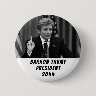 Bóton Redondo 5.08cm Barron Trump para presidente