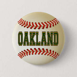 BÓTON REDONDO 5.08CM BASEBOL DE OAKLAND