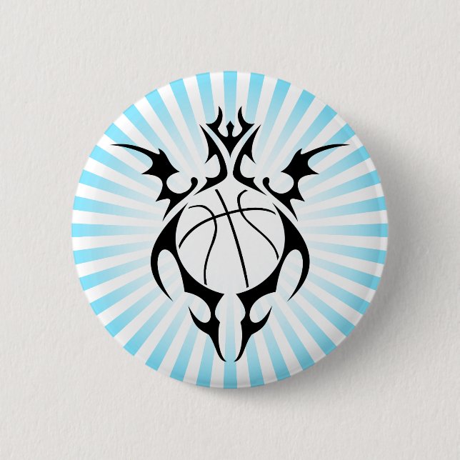 Bóton Redondo 5.08cm basquete. (Frente)