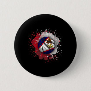 Bóton Redondo 5.08cm Basquete com Bandeira de Samoa Americana