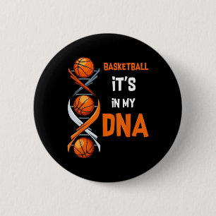 Bóton Redondo 5.08cm Basquete está no meu DNA, treinador do jogador de