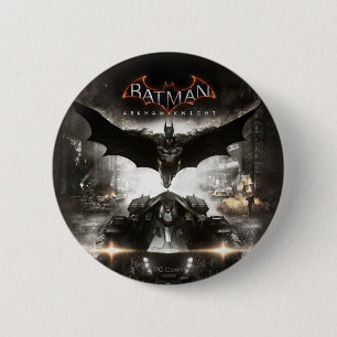 Bóton Redondo 5.08cm Batman Arkham Knight Key Art