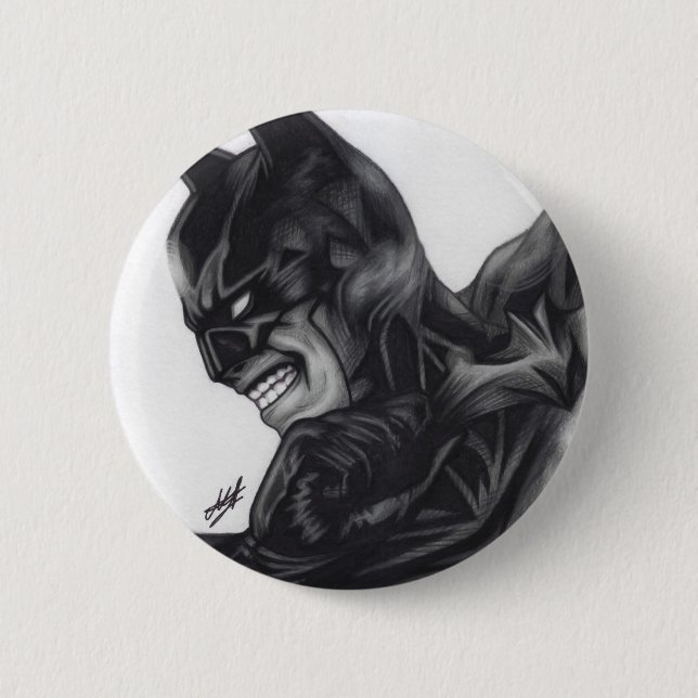 Bóton Redondo 5.08cm Batman ~ Bruce Wayne (Frente)
