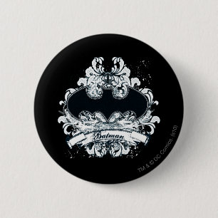 Bóton Redondo 5.08cm Batman Vintage Urban Grunge