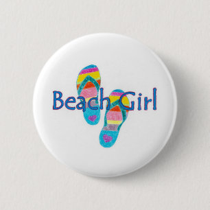 Bóton Redondo 5.08cm beachgirl