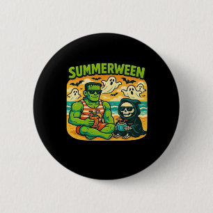 Bóton Redondo 5.08cm Beachside Boogeymen - Retro Summerbetween Vibes Cl