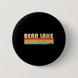 Bóton Redondo 5.08cm Bear Lake Utah Campanha de Pesca Engraçado Verão