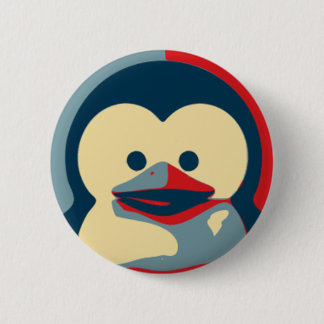 Bóton Redondo 5.08cm Bebê Tux Linux