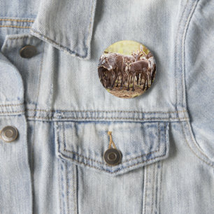 Bóton Redondo 5.08cm Bebês Mais Pobres   Svalbard Reindeer