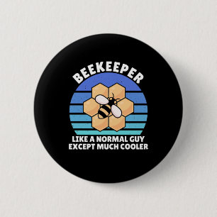 Bóton Redondo 5.08cm Beekeeper Retro Vintage