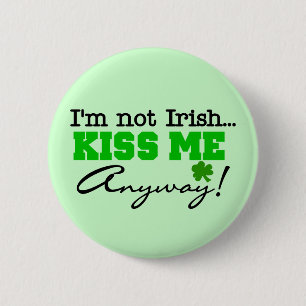 Bóton Redondo 5.08cm Beije-me de qualquer maneira t-shirt e presentes