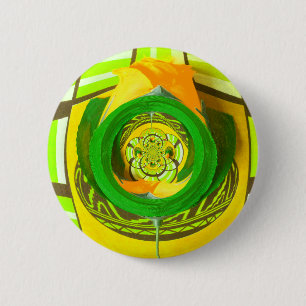 Bóton Redondo 5.08cm Bela e incrível Girafa ama animais safari