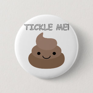 Bóton Redondo 5.08cm Bela Passagem Para Mim, Poop Emoji
