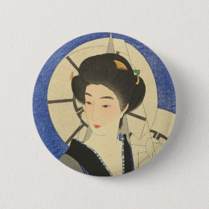 Bóton Redondo 5.08cm Beleza japonesa no Bathouse